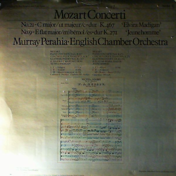 Perahia Murray — Mozart Concerti No.21, 9