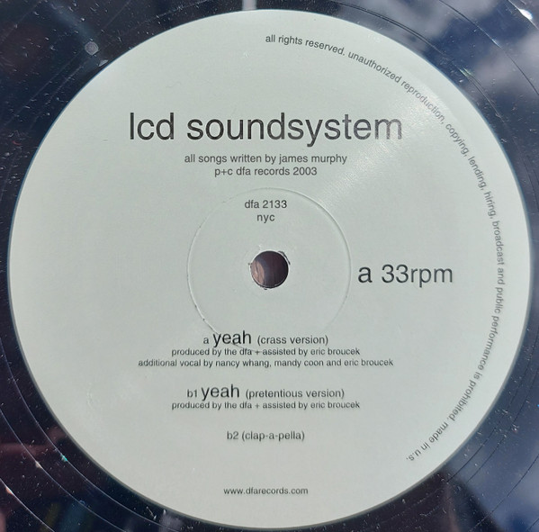 LCD Soundsystem — Yeah