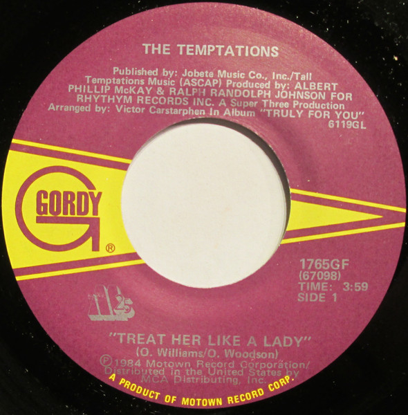 The Temptations — Treat Her Like A Lady (Extended Version)