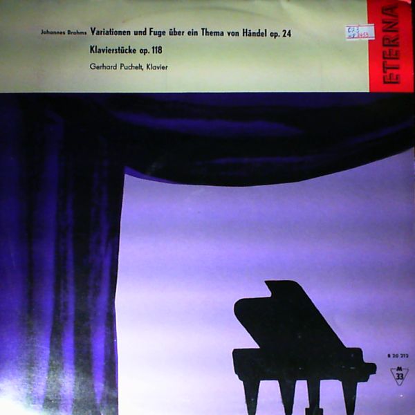Puchelt Gerhard — Brahms: Variationen und Fuge uber ein Thema von Handel op.24 / Klavierstucke op.118