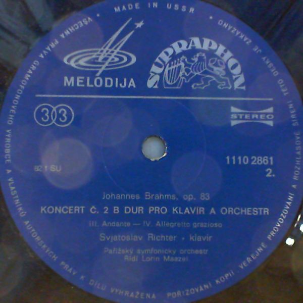 Richter Sviatoslav (Рихтер Святослав) — Brahms - Concerto no. 2 in B Flat op. 83