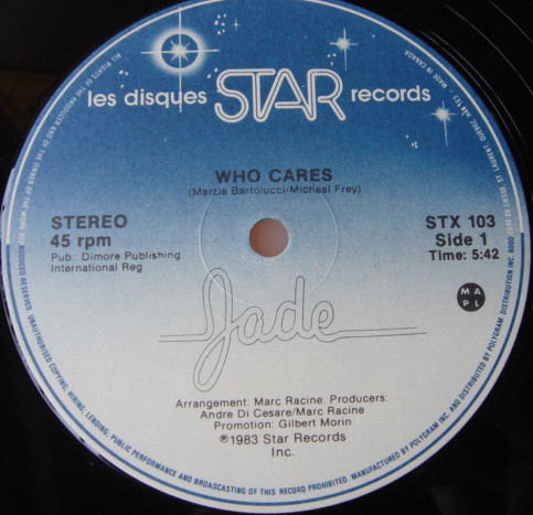 Jade (2) — Who Cares