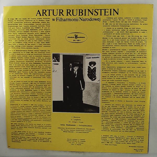 Rubinstein Arthur — Chopin F. - Piano Concerto No.2 in F-moll Op.21
