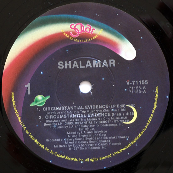 Shalamar — Circumstantial Evidence