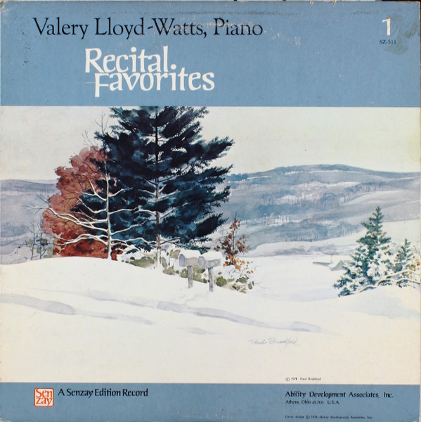 Valery Lloyd-Watts — Recital Favorites