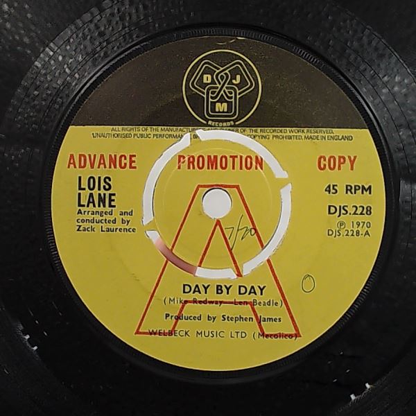 Lane Lois (Caravelles) — Day By Day / Cloud Of Blue