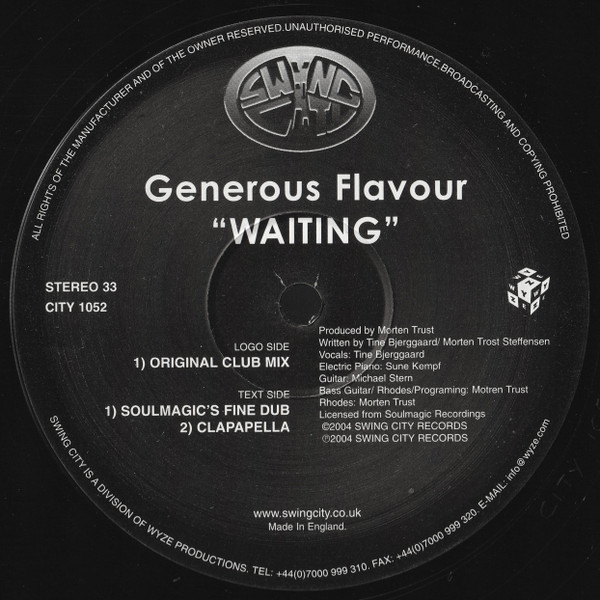 Generous Flavour — Waiting