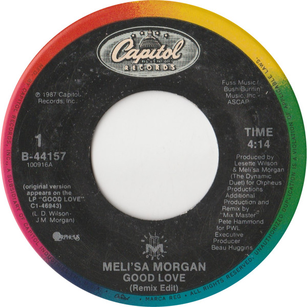 Meli'sa Morgan — Good Love