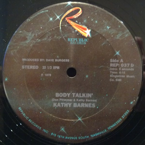 Kathy Barnes — Body Talkin'