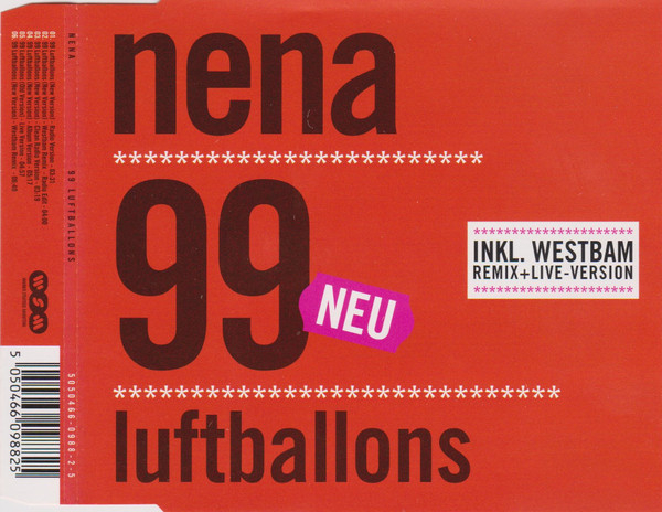 Nena (20) — 99 Luftballons (New Version) (Westbam Remix)