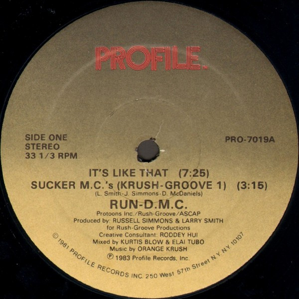 Run-DMC — It's Like That / Sucker M.C.'s (Krush-Groove 1)