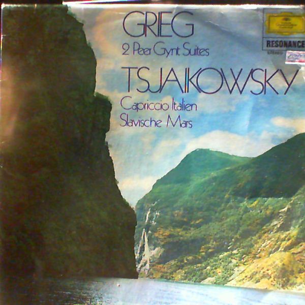 Bamberger Symphoniker (dir. Kraus R.)/Berliner Philharmoniker (dir. Leitner F.) — Grieg - 2 Peer Gynt Suites; Tchaikovsky - Capriccio Italien, Slavische Mars