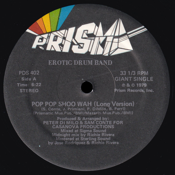 Erotic Drum Band — Pop Pop Shoo Wah