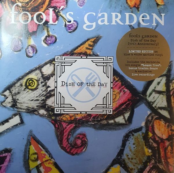 FOOLS GARDEN — DISH OF THE DAY 30TH ANNIVERSARY EDITION BLUE AND WHITE MARBLE
