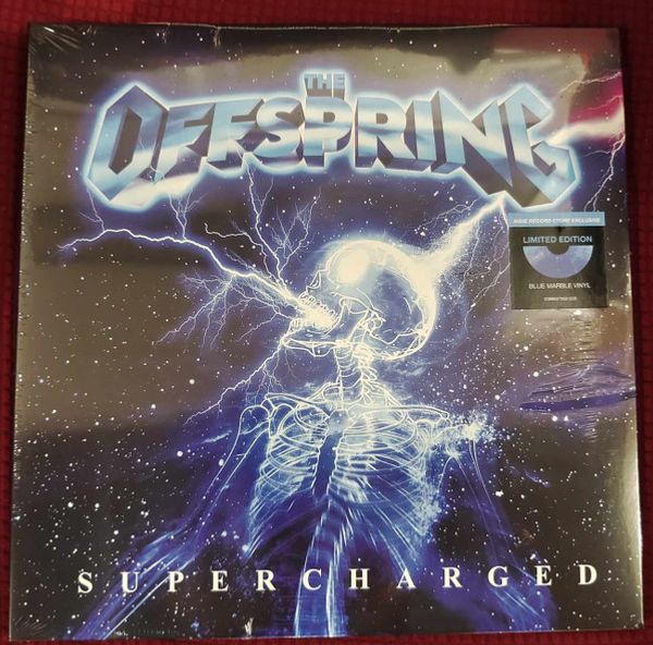 THE OFFSPRING — SUPERCHARGED INDIE EXCLUSIVE BLUE MARBLED VINYL EDITION