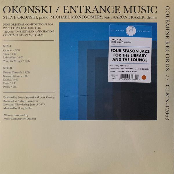 OKONSKI — ENTRANCE MUSIC ORANGE / BLACK SWIRL VINYL EDITION