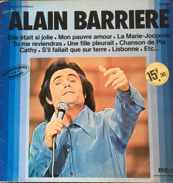 Alain Barrière — Elle Etait Si Jolie