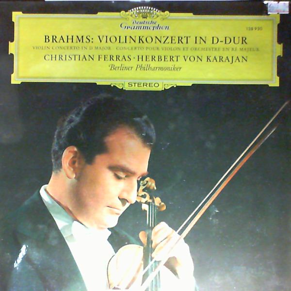 Berlin Philharmonic Orchestra (cond. von Karajan H.)/Ferras C. — Brahms - violinkonzert in D-dur op. 77