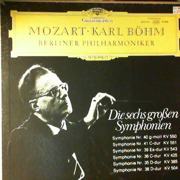 Berliner Philharmoniker (cond. Bohm Karl) — Mozart - Die Sechs Grossen Symphonien