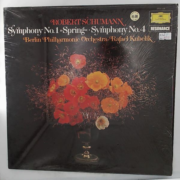 Berliner Philharmoniker (dir. Kubelik R.) — Schumann - Symphony No. 1 "Spring" / Symphony No. 4