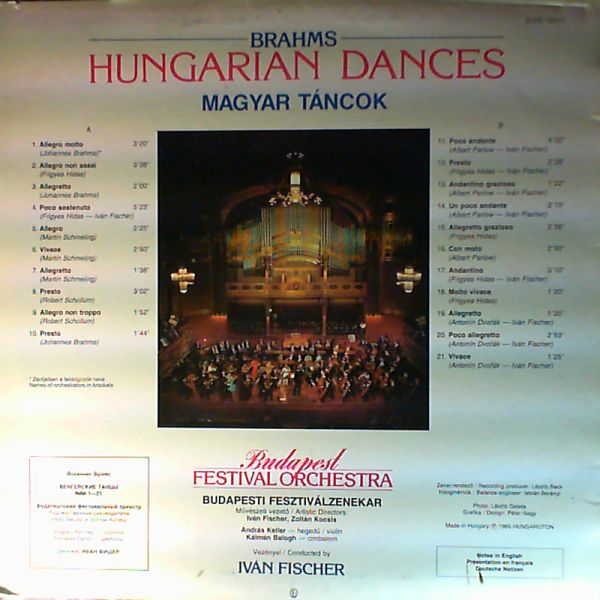 Budapest Festival Orchestra (cond. Fisher Ivan) — Brahms J. - Hungarian Dances. Magyar Tancok No.1-10