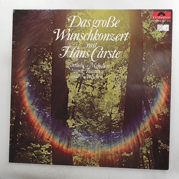 Carste Hans — Das Grosse Wunschkonzert Mit Carste Hans