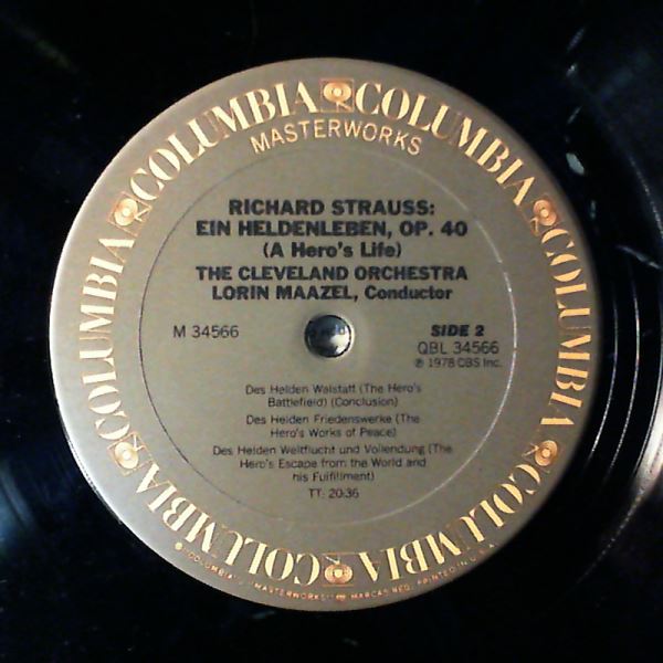 Cleveland Orchestra (cond. Maazel L.) — Strauss Richard - Ein Heldenleben