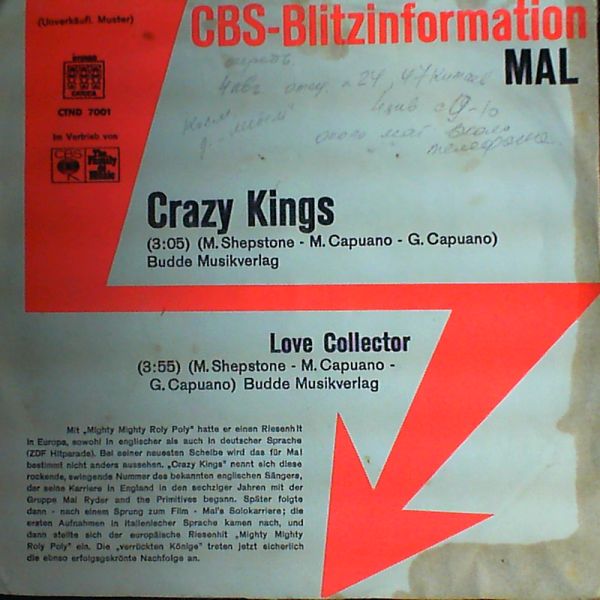 Mal — Love collector/Crazy kings