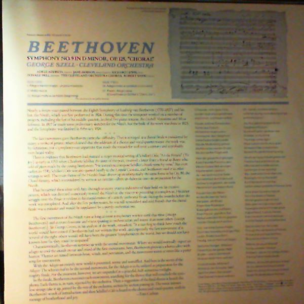 Cleveland Orchestra (cond. Szell George) — Beethoven - Symphony No. 9