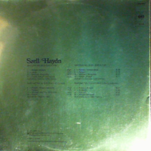 Cleveland Orchestra (cond. Szell George) — Haydn - Sinfonien nr. 88 in G-dur, nr. 92 in G-dur "Oxford", nr. 99 in Es-dur, nr. 104 in D-dur "Londoner"