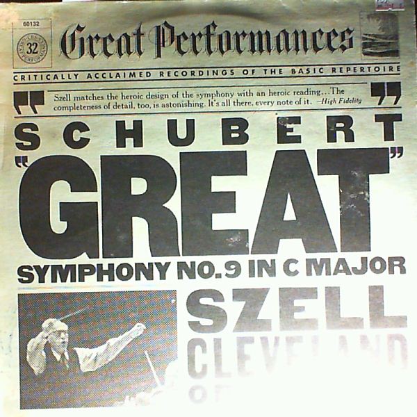 Cleveland Orchestra (cond. Szell George) — Schubert - "Great" Symphony no.9 in c dur