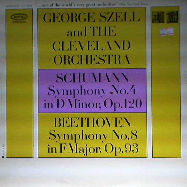 Cleveland Orchestra (cond. Szell George) — Shumann Symphony №4 in D Minor, Op.120