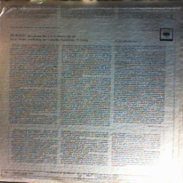 Columbia Symphony Orchestra (cond. Walter Bruno) — Brahms - Symphony no. 1