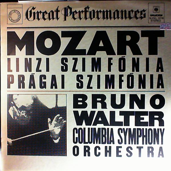 Columbia Symphony Orchestra (cond. Walter Bruno) — Mozart - Linzi Szimfonia, Pragai Szimfonia