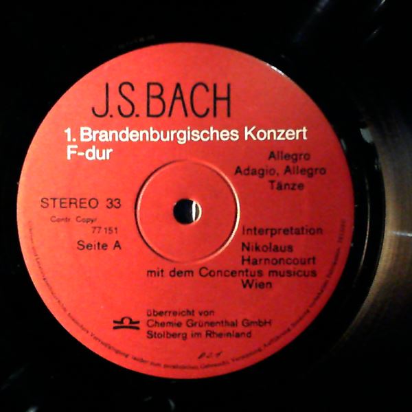 Concentus Musicus Wien (dir. Harnoncourt N.) — Bach - Brandenburgische Konzert in F-dur