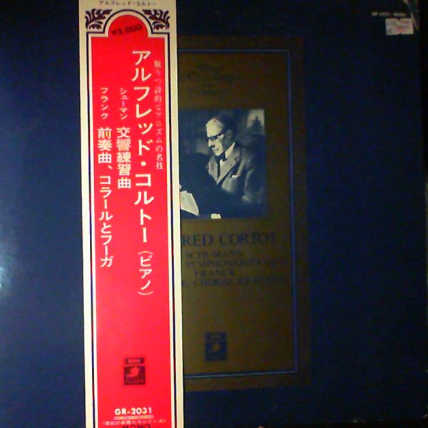 Cortot Alfred — Shumann : Etudes Symphoniques etc., Franck