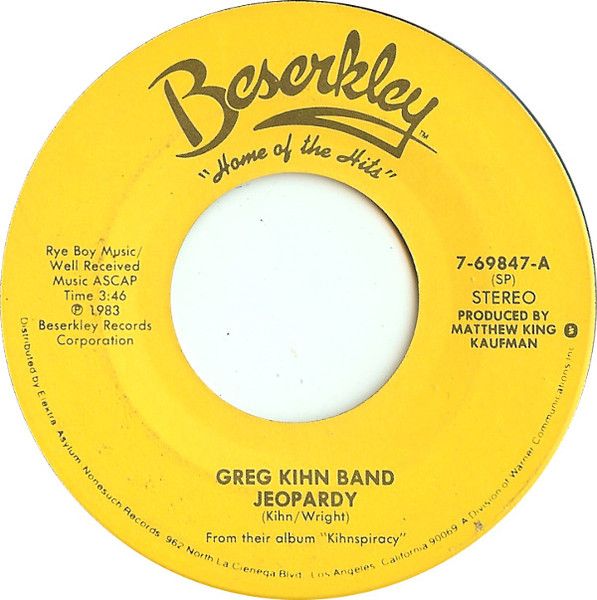 Greg Kihn Band — Jeopardy