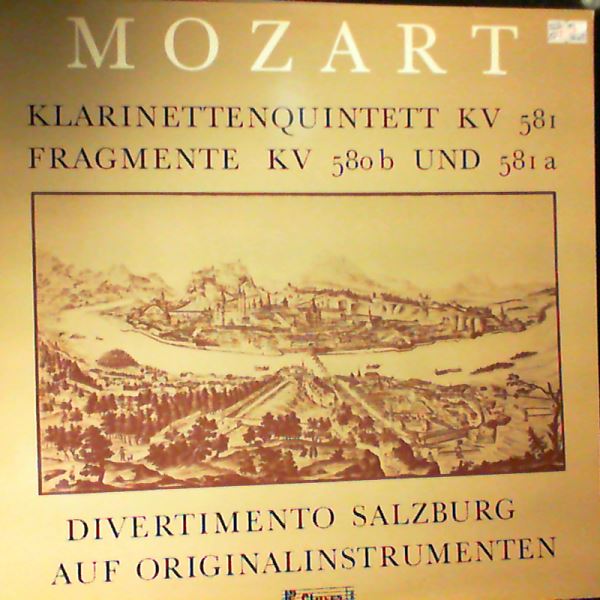Divertimento Salzbourg — Mozart - Klarinetten Quintett - Salzburg - Divertimento Sur Instrumets D'epoque