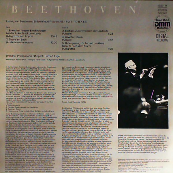 Dresdner Philharmoniker — Beethoven - Sym. No. 6 F-dur, Pastorale (con. Kegel)
