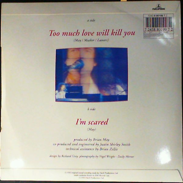 Brian May — Too Much Love Will Kill You