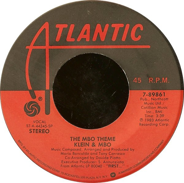 Klein & M.B.O. — The MBO Theme