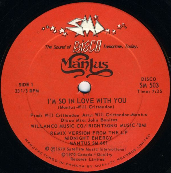Mantus — I'm So In Love With You / Rock It To The Top