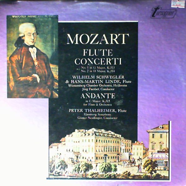 Hamburg Symphony (cond. Neidlinger G.) — Mozart W. - Flute Concerto No.1, No.2. Andante For Flute and Orchestra