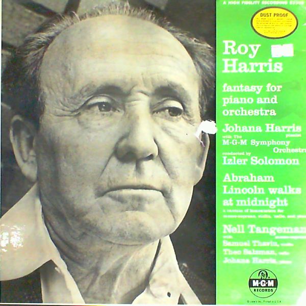 Harris Johana (piano) — Roy Harris - Fantasy; Abraham Lincoln walks at midnight