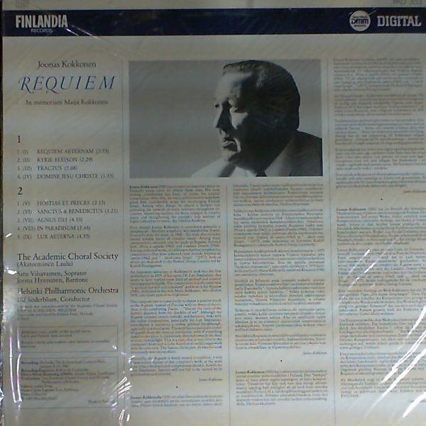 Helsinki Philarmonic Ochestra — Joonas Kokkonen: Requiem