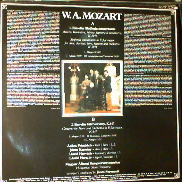 Hungarian State Orchestra (cond. Ferencsik J.) — Mozart - Sinfonia Concertante K 297b / Horn Concerto K 447