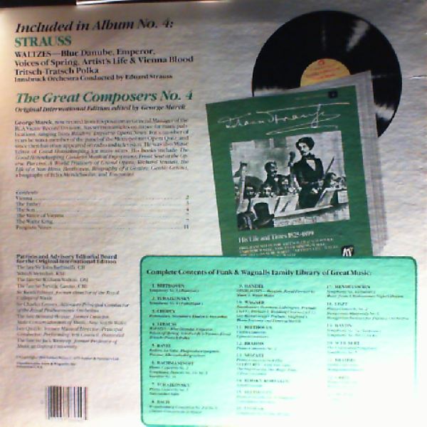 Innsbruck Orchestra (cond. Strauss Eduard) — Family Library of Great Music Album 4: Strauss - Waltzes