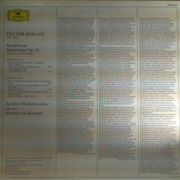 Karajan Von Herbert — Berlioz: symphonie fantastique op.14