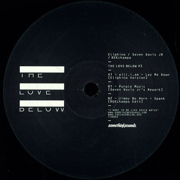 Eliphino , Seven Davis Jr. , REKchampa — The Love Below #3