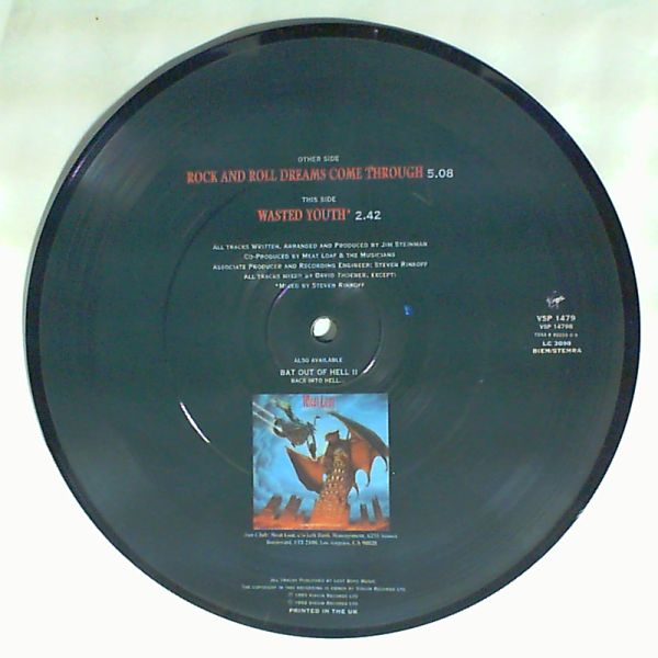 Meat Loaf — Rock And Roll Dreams Come Through / Wasted Youth